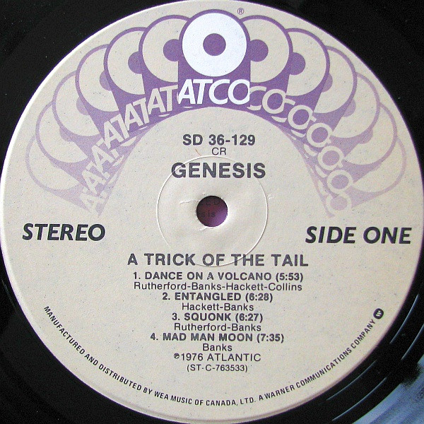 Genesis - A Trick Of The Tail | ATCO Records (SD 36-129) - 4 Genesis - A Trick Of The Tail | ATCO Records (SD 36-129) - 4