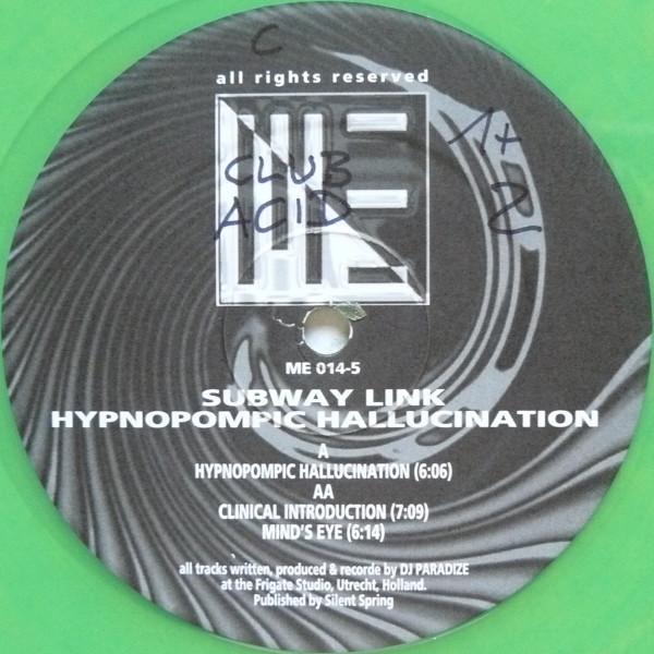 Subway Link - Hypnopompic Hallucination | Me Records (ME 014-5) - 2 Subway Link - Hypnopompic Hallucination | Me Records (ME 014-5) - 2