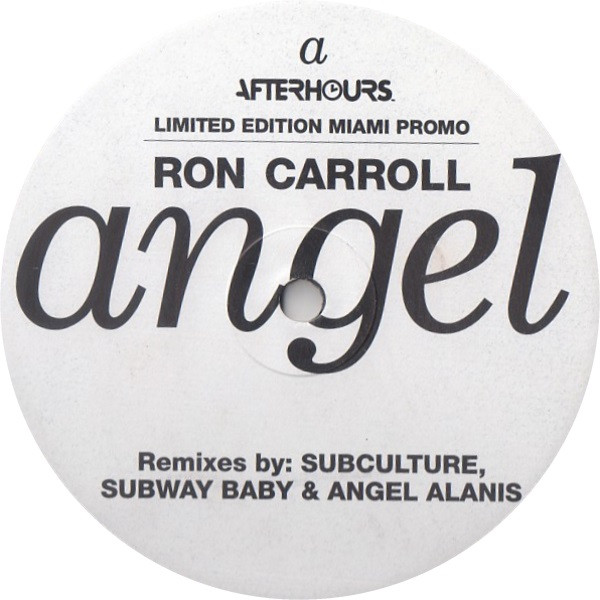 Ron Carroll - Angel | Afterhours (AH-165) - main Ron Carroll - Angel | Afterhours (AH-165) - main