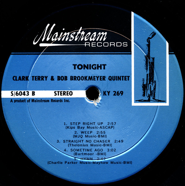 Clark Terry / Bob Brookmeyer Quintet - Tonight | Mainstream Records (S/6043) - 4