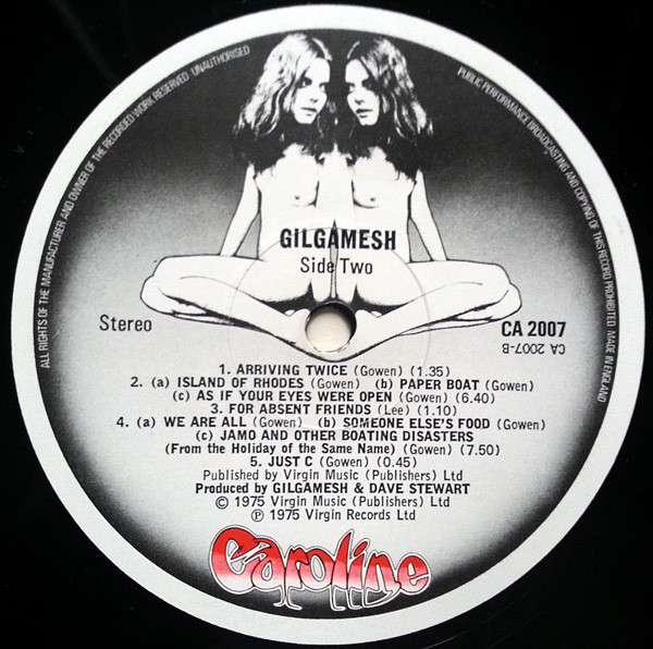 Gilgamesh - Gilgamesh LP | Caroline Records (CA 2007) - 4 Gilgamesh - Gilgamesh LP | Caroline Records (CA 2007) - 4