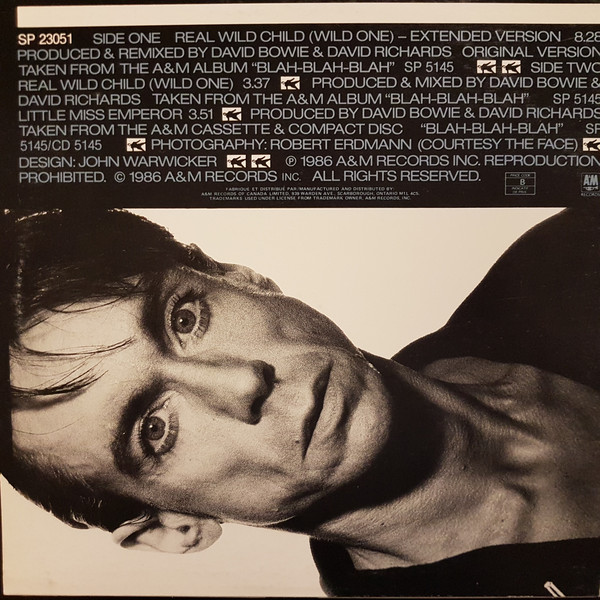 Iggy Pop - Real Wild Child (Wild One) (12") [Vinyl] | A&M Records (SP-23051) - 2