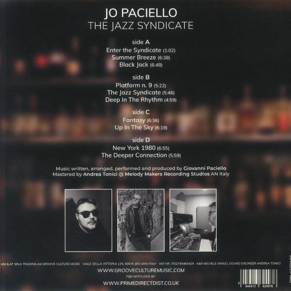 Jo Paciello - The Jazz Syndicate | Groove Culture Deep (GCVDEEP006) - 2