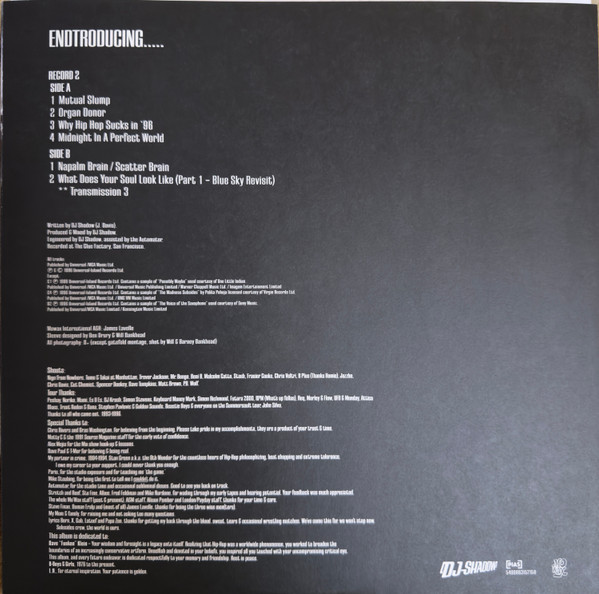 DJ Shadow - Endtroducing..... | [PIAS] (PIASC1061DLP) - 4