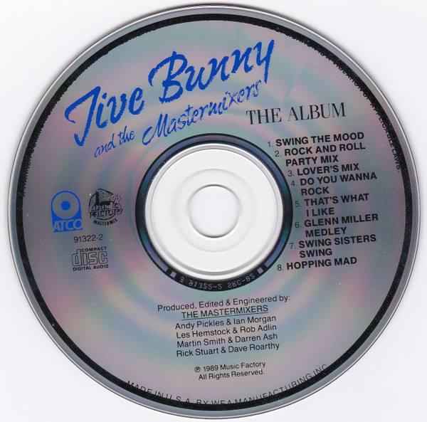 Jive Bunny And The Mastermixers - The Album | ATCO Records (CD 91322) - 3 Jive Bunny And The Mastermixers - The Album | ATCO Records (CD 91322) - 3