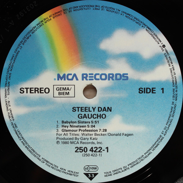 Steely Dan - Gaucho | MCA Records (250 422-1) - 3