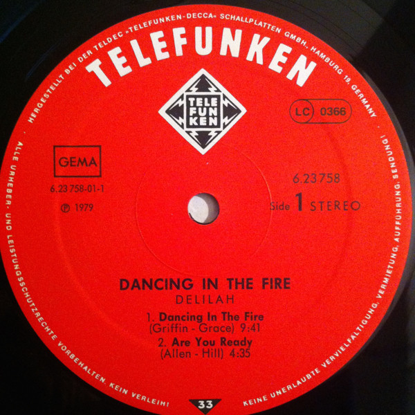 Delilah - Dancing In The Fire | Telefunken (6.23758) - 3 Delilah - Dancing In The Fire | Telefunken (6.23758) - 3