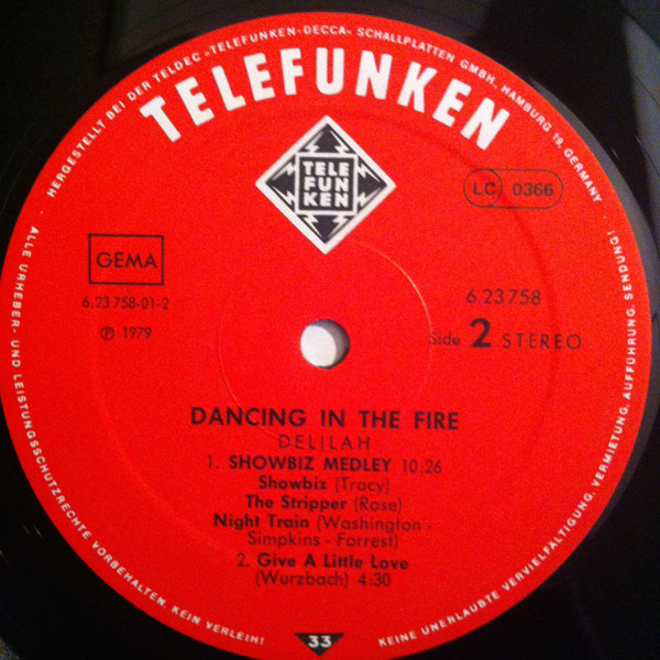 Delilah - Dancing In The Fire | Telefunken (6.23758) - 4 Delilah - Dancing In The Fire | Telefunken (6.23758) - 4