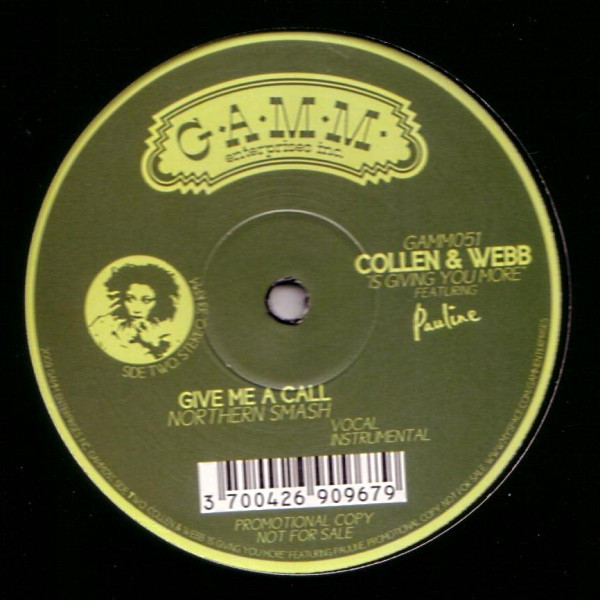 Collén & Webb Featuring Pauline - Give Me A Call | G.A.M.M. (GAMM051) - 2 Collén & Webb Featuring Pauline - Give Me A Call | G.A.M.M. (GAMM051) - 2