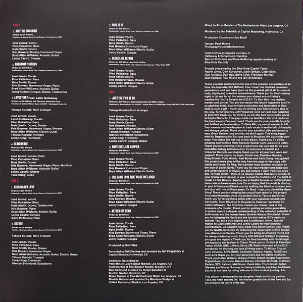 José James - Lean On Me | Blue Note (00602567737360) - 3