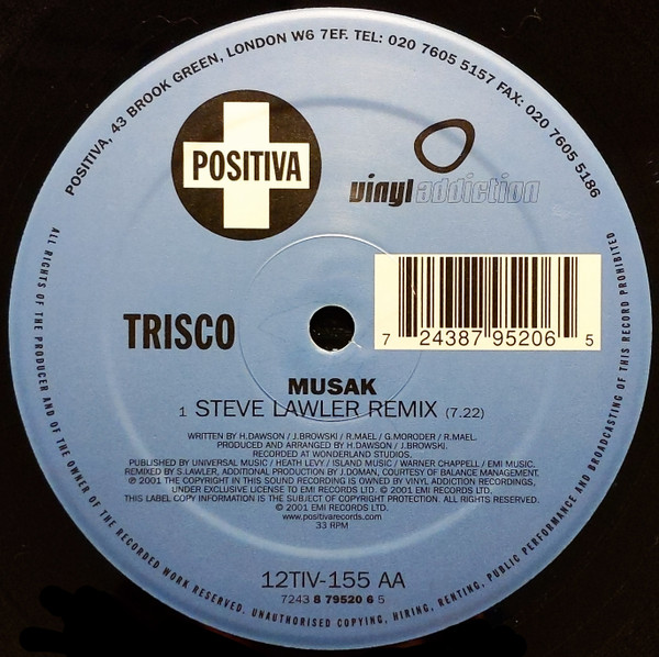 Trisco - Musak | Positiva (12TIV-155) - 4