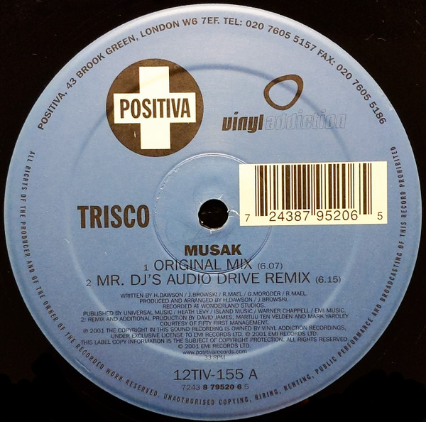 Trisco - Musak | Positiva (12TIV-155) - 3