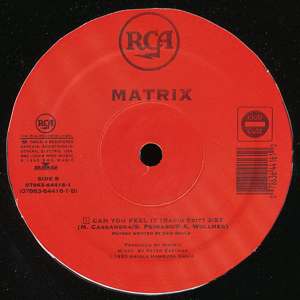 Los Del Rio / Matrix - Macarena (Bayside Boys Mix) / Can You Feel It | RCA (07863-64416-1) - 2