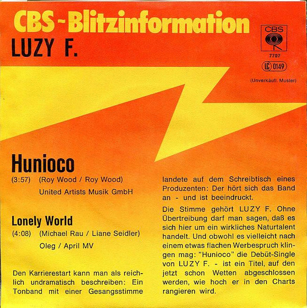 Luzy F. - Hunioco | CBS (CBS S 7707) - 4