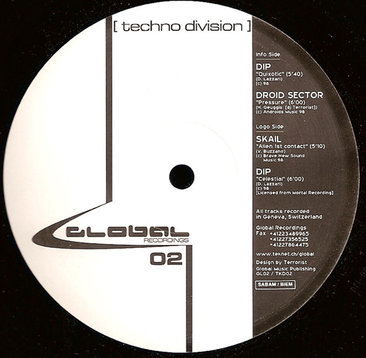 Various - Techno Division | Global Recordings (GLOBAL 02) - 2