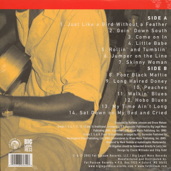 R.L. Burnside - First Recordings [Vinyl] | Fat Possum Records (80365-1) - 2