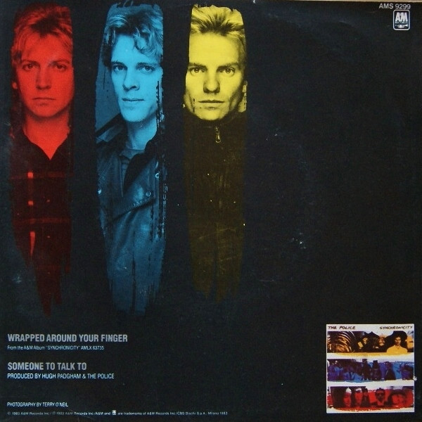 The Police - Wrapped Around Your Finger | A&M Records (AMS 9299) - 2 The Police - Wrapped Around Your Finger | A&M Records (AMS 9299) - 2