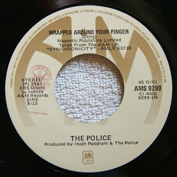 The Police - Wrapped Around Your Finger | A&M Records (AMS 9299) - 3 The Police - Wrapped Around Your Finger | A&M Records (AMS 9299) - 3