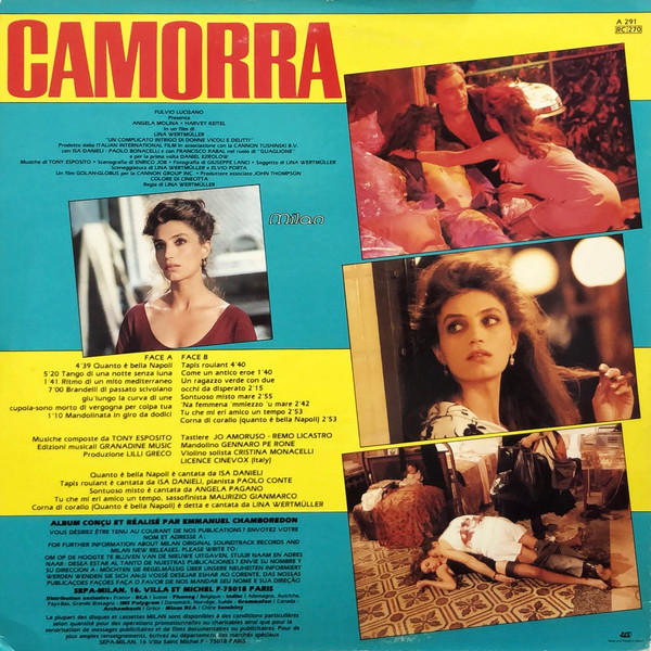 Tony Esposito - Camorra (Bande Originale Du Film) | Milan (A 291) - 2 Tony Esposito - Camorra (Bande Originale Du Film) | Milan (A 291) - 2