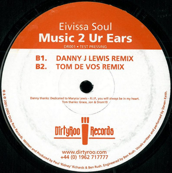 Eivissa Soul - Music 2 Ur Ears | DirtyRoo Records (DR001) - 2 Eivissa Soul - Music 2 Ur Ears | DirtyRoo Records (DR001) - 2