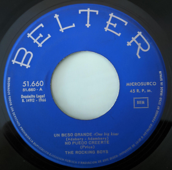 The Rocking Boys - Un Beso Grande | Belter (51.660) - 3