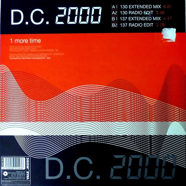D.C. 2000 - 1 More Time | Vale Music (VLMX154-3) - 2