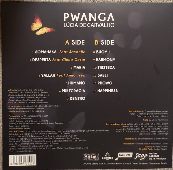 Lúcia De Carvalho - Pwanga | Zamora Label (none) - 2 Lúcia De Carvalho - Pwanga | Zamora Label (none) - 2