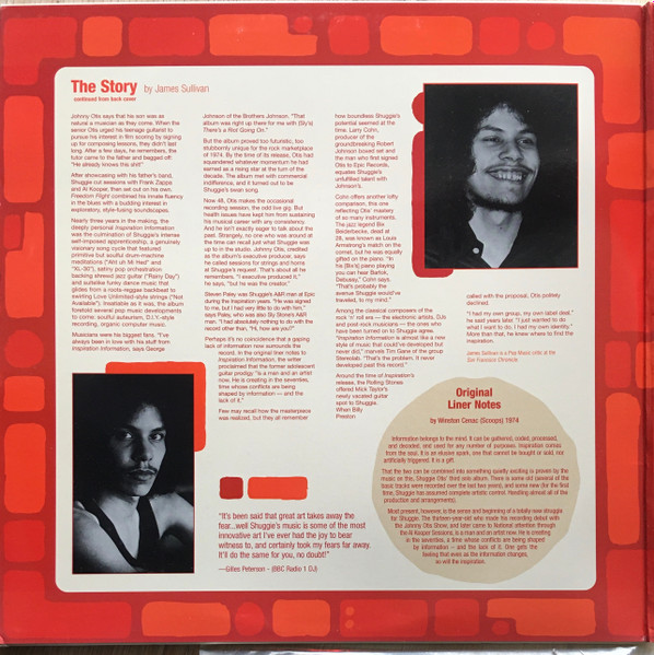 Shuggie Otis - Inspiration Information | Luaka Bop (72438-50473-1-2) - 3 Shuggie Otis - Inspiration Information | Luaka Bop (72438-50473-1-2) - 3