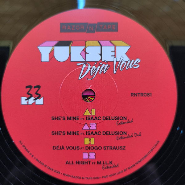 Yuksek - Deja Vous | Razor-N-Tape Reserve (RNTR081) - 2