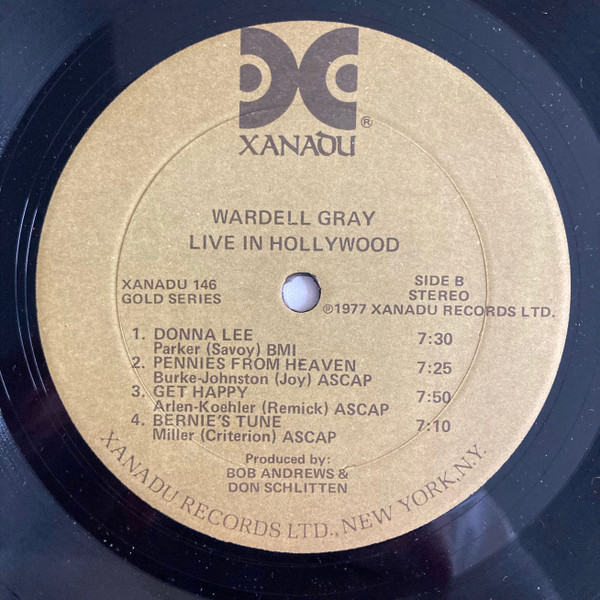 Wardell Gray - Live In Hollywood | Xanadu Records (146) - 4 Wardell Gray - Live In Hollywood | Xanadu Records (146) - 4