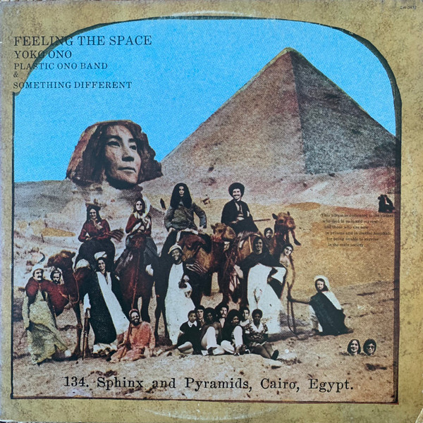 Yoko Ono / The Plastic Ono Band & Something Different - Feeling The Space LP | Apple Records (SW-3412) - main Yoko Ono / The Plastic Ono Band & Something Different - Feeling The Space LP | Apple Records (SW-3412) - main