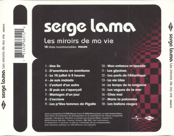 Serge Lama - Les Miroirs De Ma Vie | Mercury France (5866512) - 2