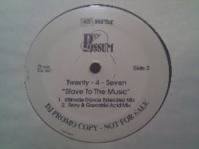 Twenty 4 Seven - Slave To The Music | Possum Records (24/7)