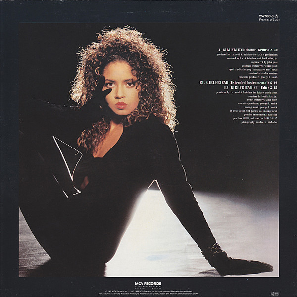 Pebbles - Girlfriend (Dance Remix) | MCA Records (257 993-0)
