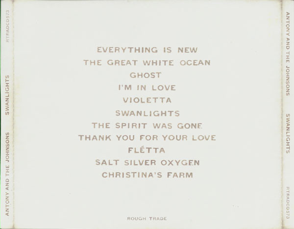 Antony And The Johnsons - Swanlights | Rough Trade (RTRADCD573)