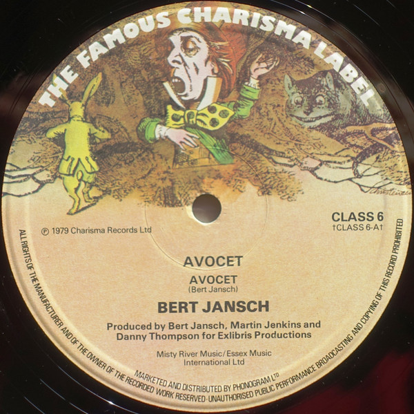 Bert Jansch - Avocet | Charisma (CLASS 6) - 3