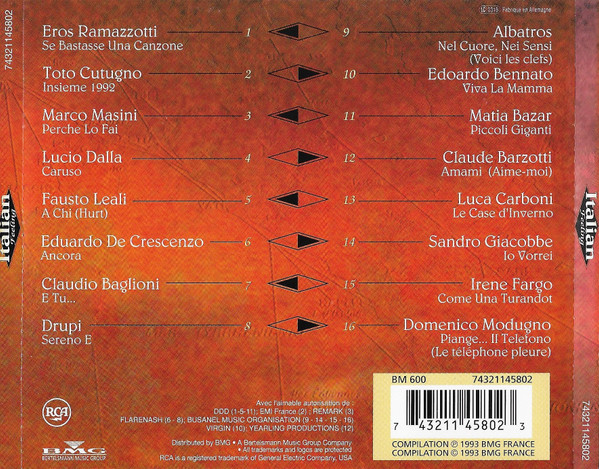 Various - Italian Feeling | RCA (74321145802) - 2