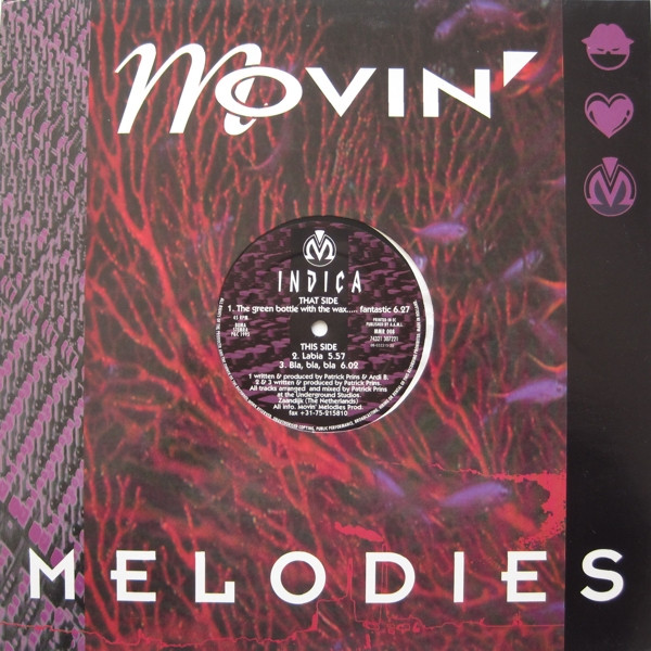 Indica - The Green Bottle With The Wax..... Fantastic | Movin' Melodies (MMR 008) - 3
