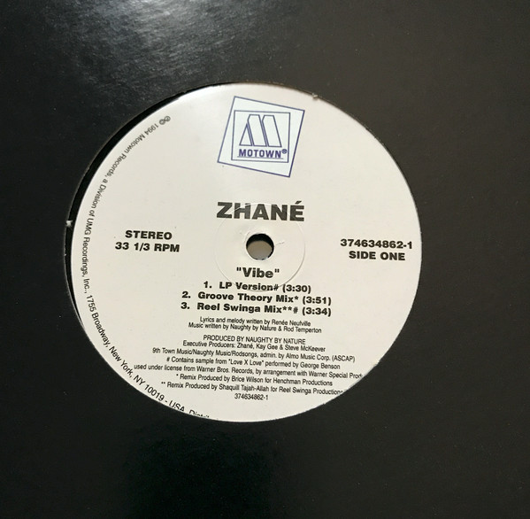Zhané - Vibe (Remixes) | Motown (374634862-1) - main