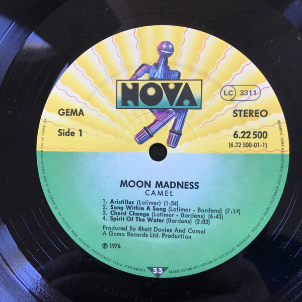Camel - Moonmadness | Nova (6.22500) - 3