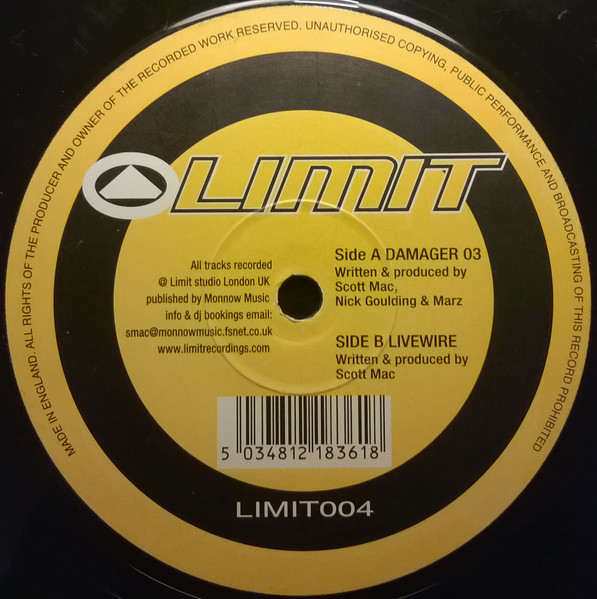 Scott Mac - Damager 03 / Live Wire | Limit (LIMIT004) - main