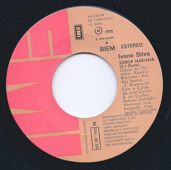 Ivone Silva - Soror Mariana | EMI (8E 016 40356) - 2