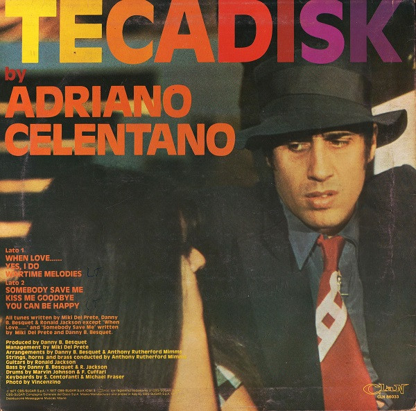 Adriano Celentano - Tecadisk | Clan Celentano (CLN 86033) - 2
