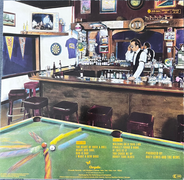 Huey Lewis & The News - Sports | Chrysalis (205 845) - 2