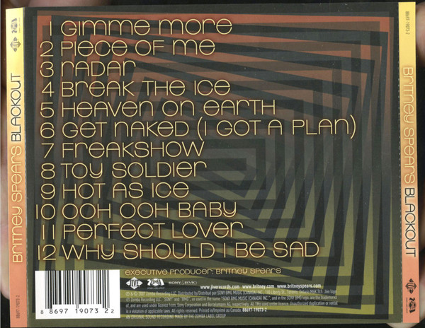 Britney Spears - Blackout | Jive (88697-19073-2) - 2