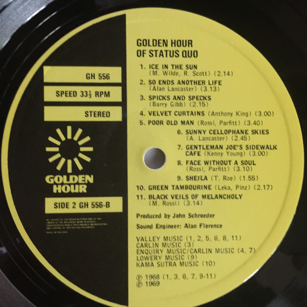 Status Quo - Golden Hour Of Status Quo | Golden Hour (GH 556) - 4
