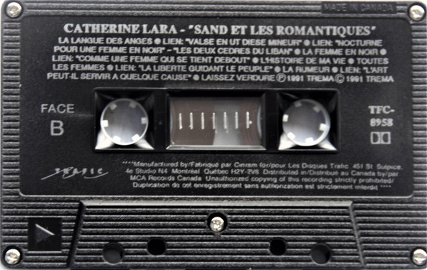 Catherine Lara - Sands Et Les Romantiques | Trafic (TFC-8958) - 4 Catherine Lara - Sands Et Les Romantiques | Trafic (TFC-8958) - 4