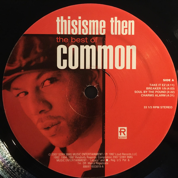 Common - Thisisme Then (Best Of) | Relativity (88697-19338-1) - 4