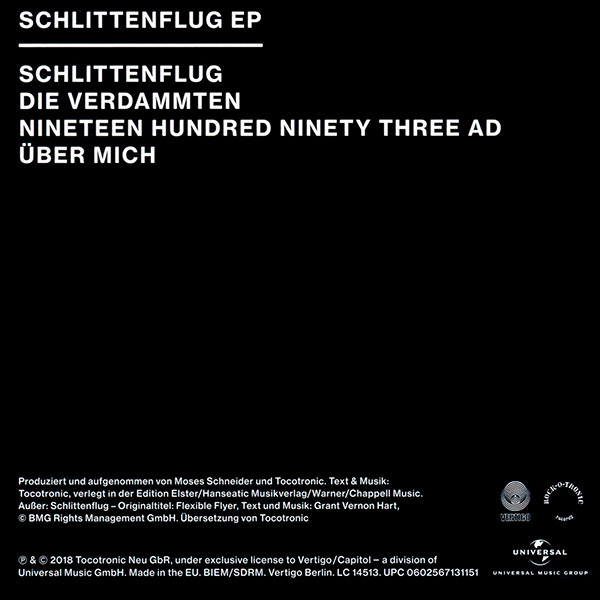 Tocotronic - Die Unendlichkeit | Vertigo (6713110) - 4