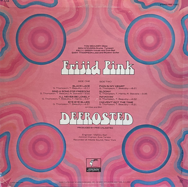 Frijid Pink - Defrosted | Parrot (PAS 71041) - 2